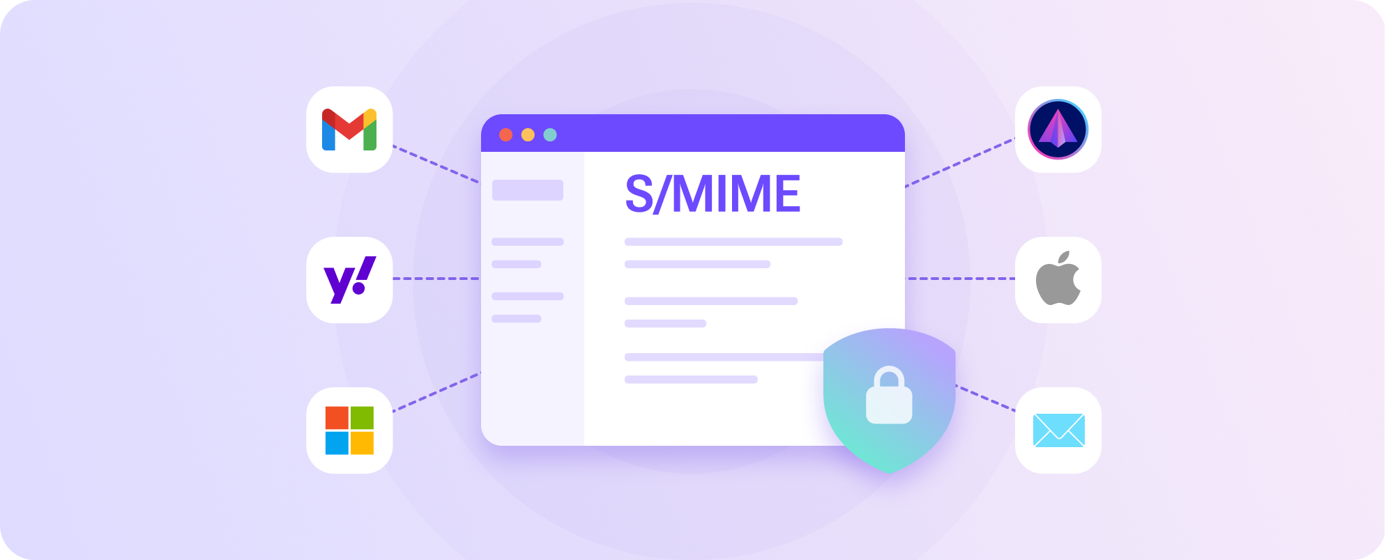S/MIME can work as a business email encryption.