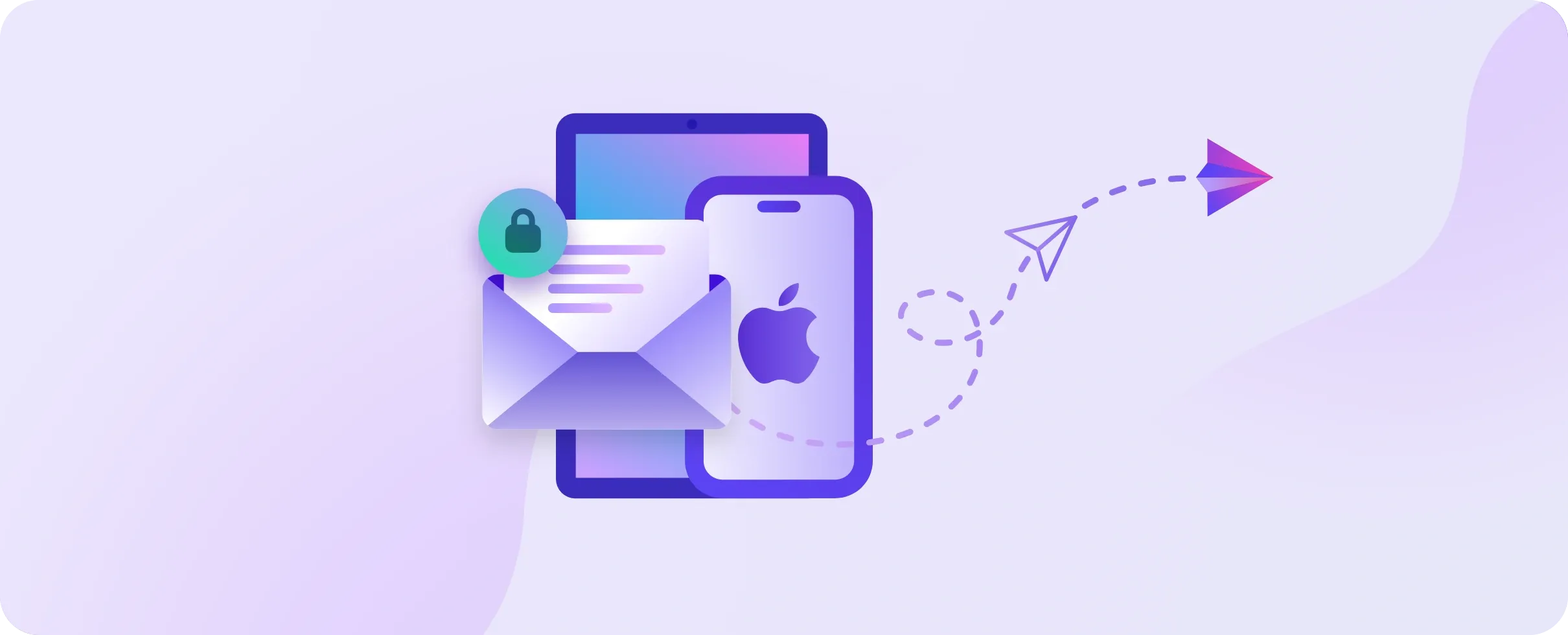 How to Encrypt Email on iOS (iPhone iPad) SecureMyEmail blog banner