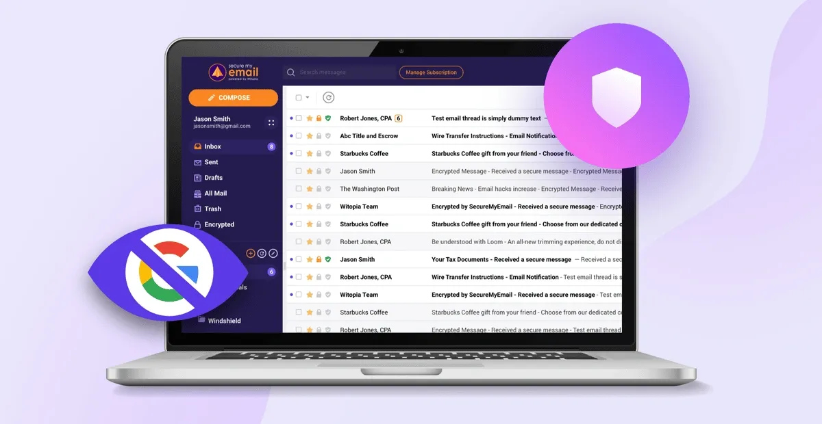 SME is so secure that even Google can't read your emails