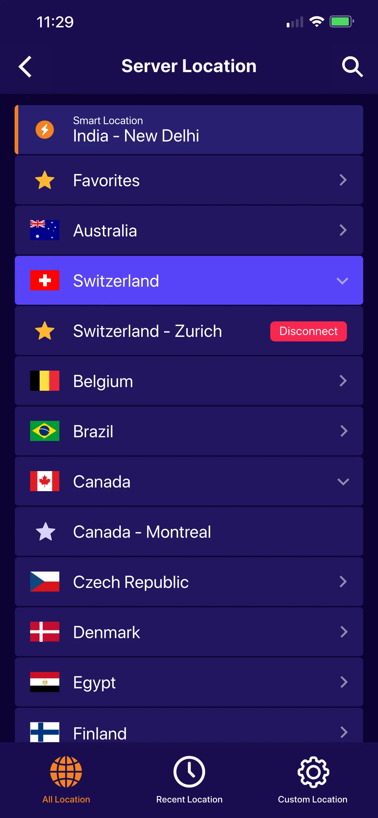 personalVPN IOS Screenshots