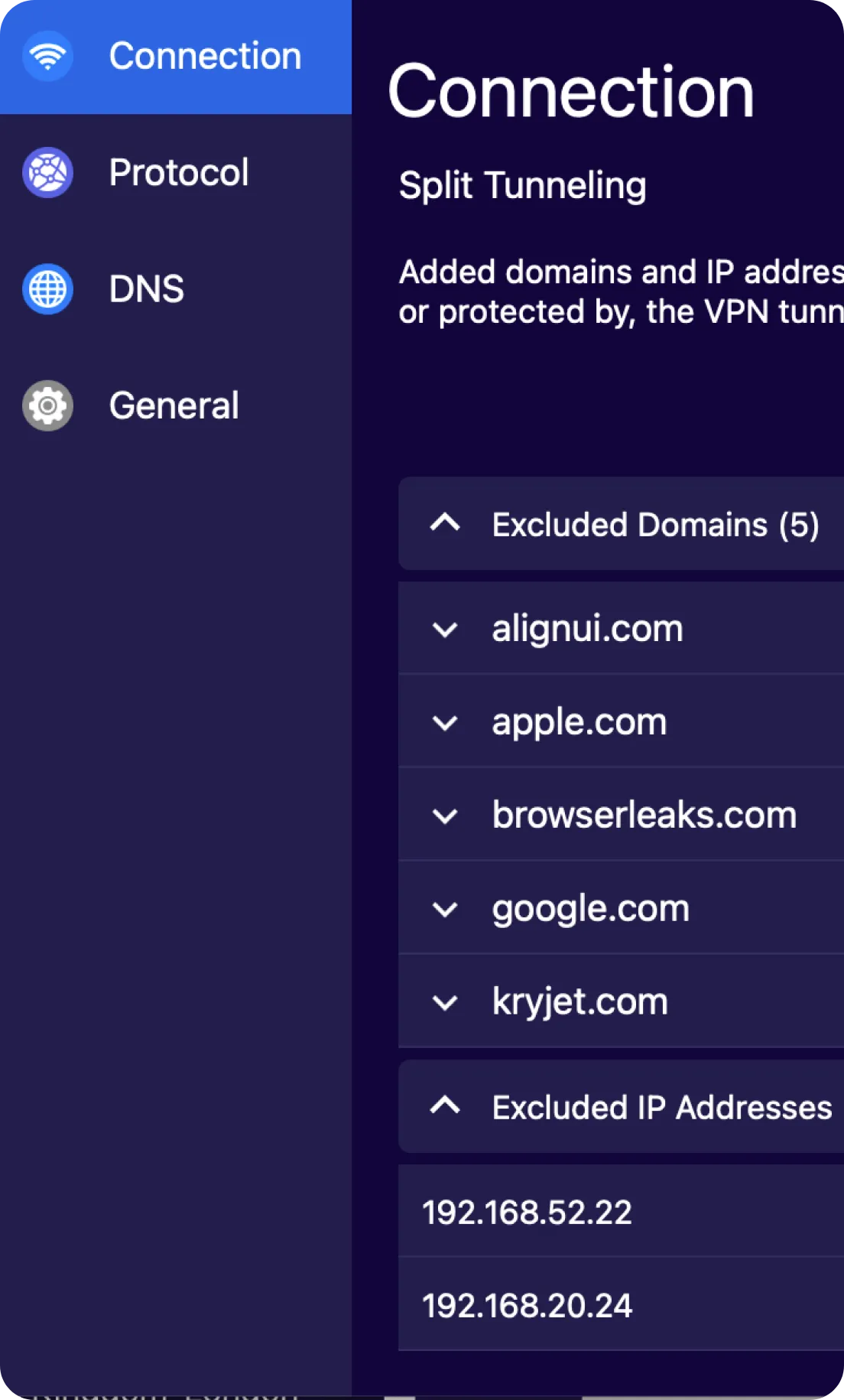personalVPN windows Screenshots