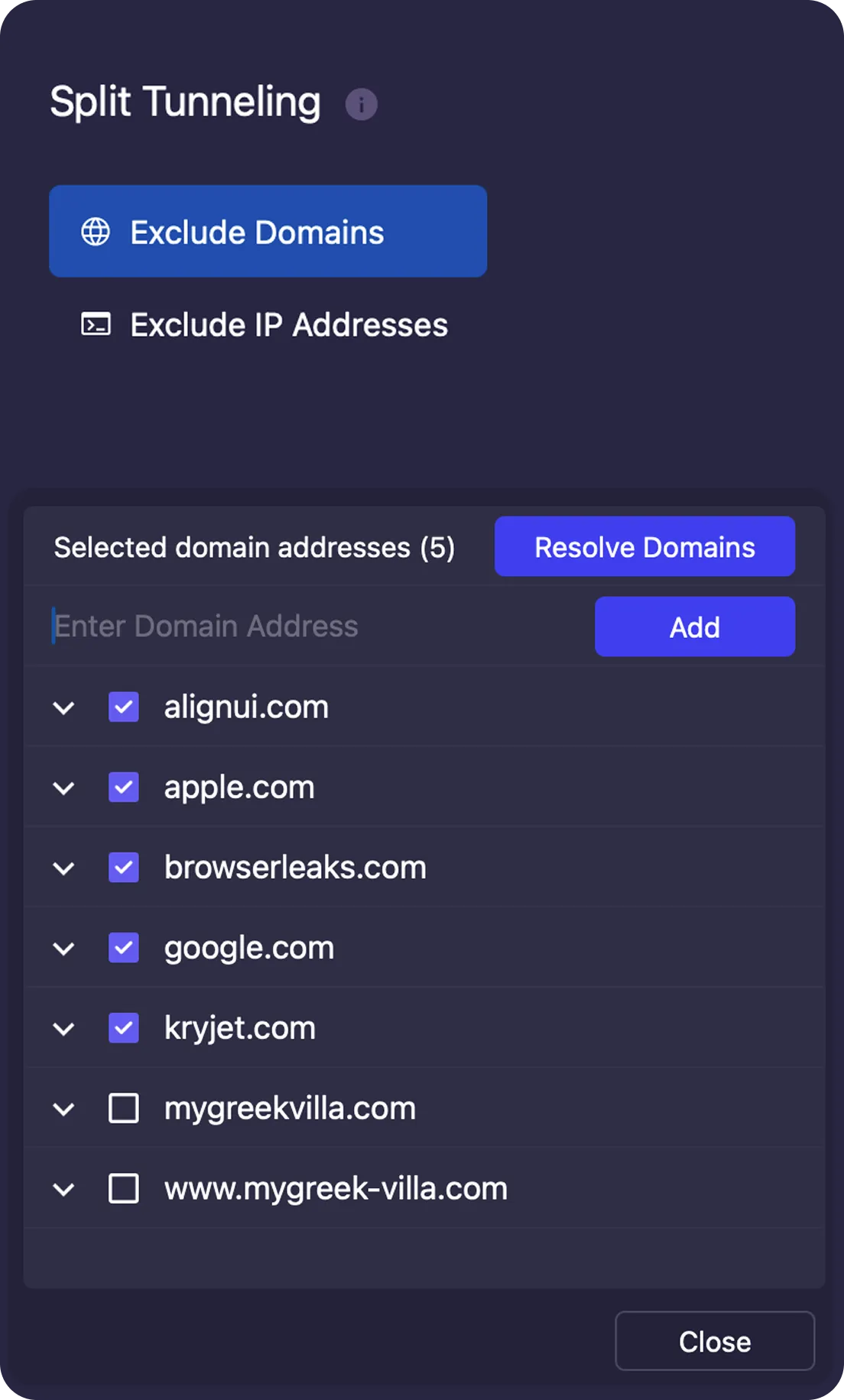 personalVPN windows Screenshots